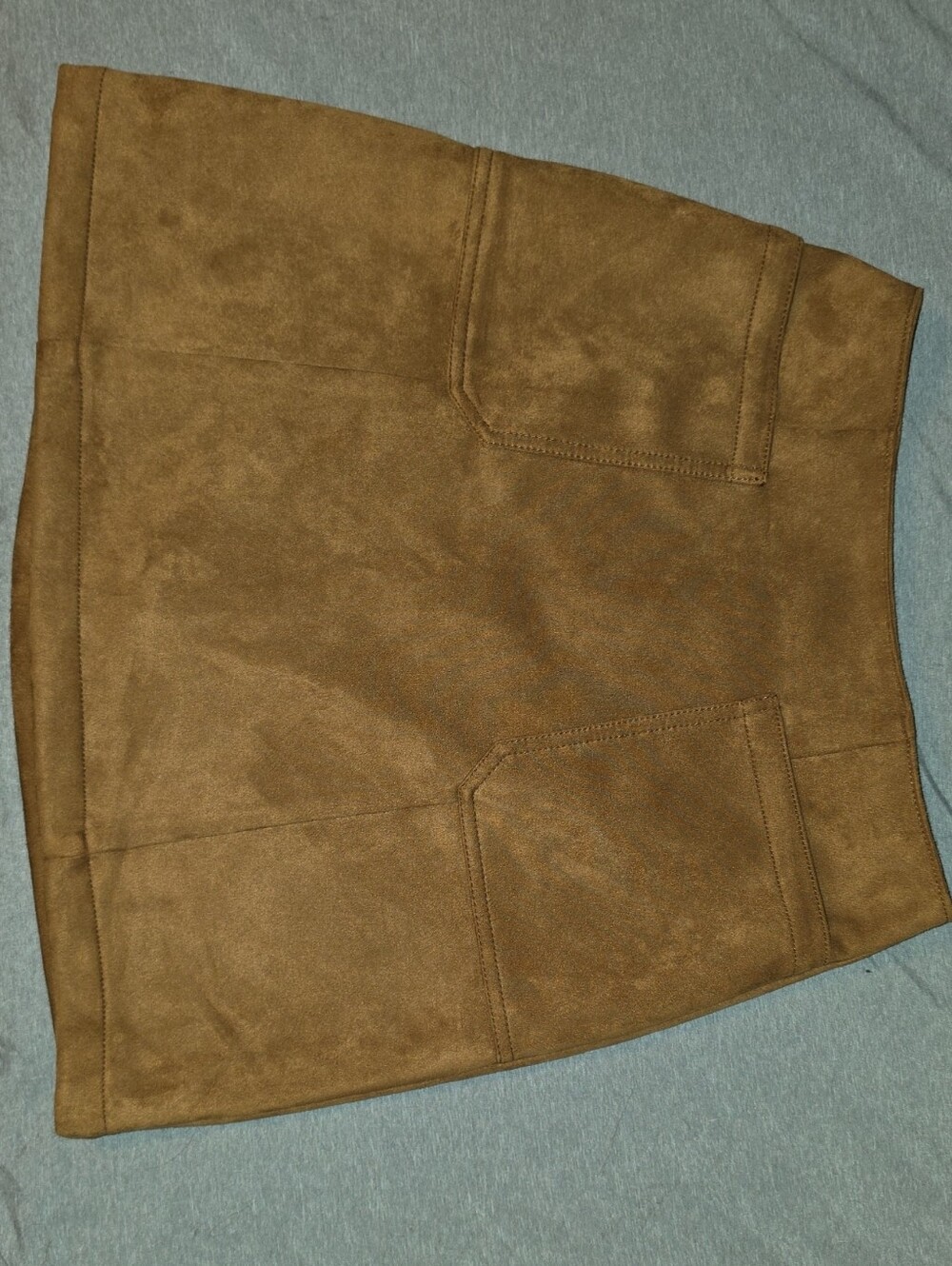 Maurices Chestnut Brown Faux Suede Mini Skirt